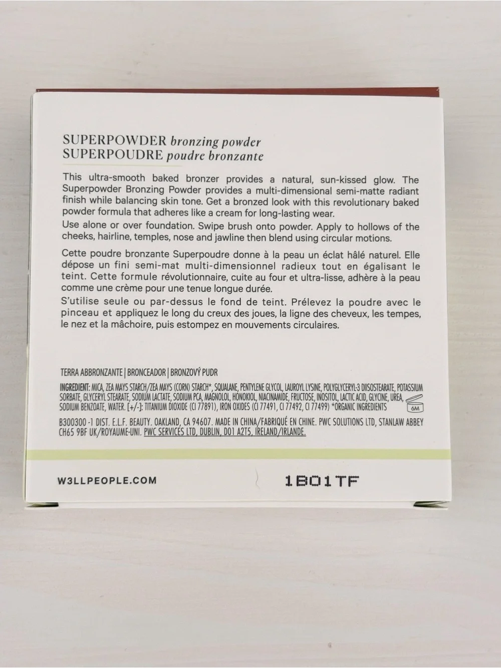 W3LL PEOPLE Super Powder Bronzing Powder NWT
